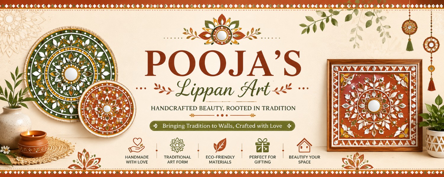 Pooja's Lippan Art